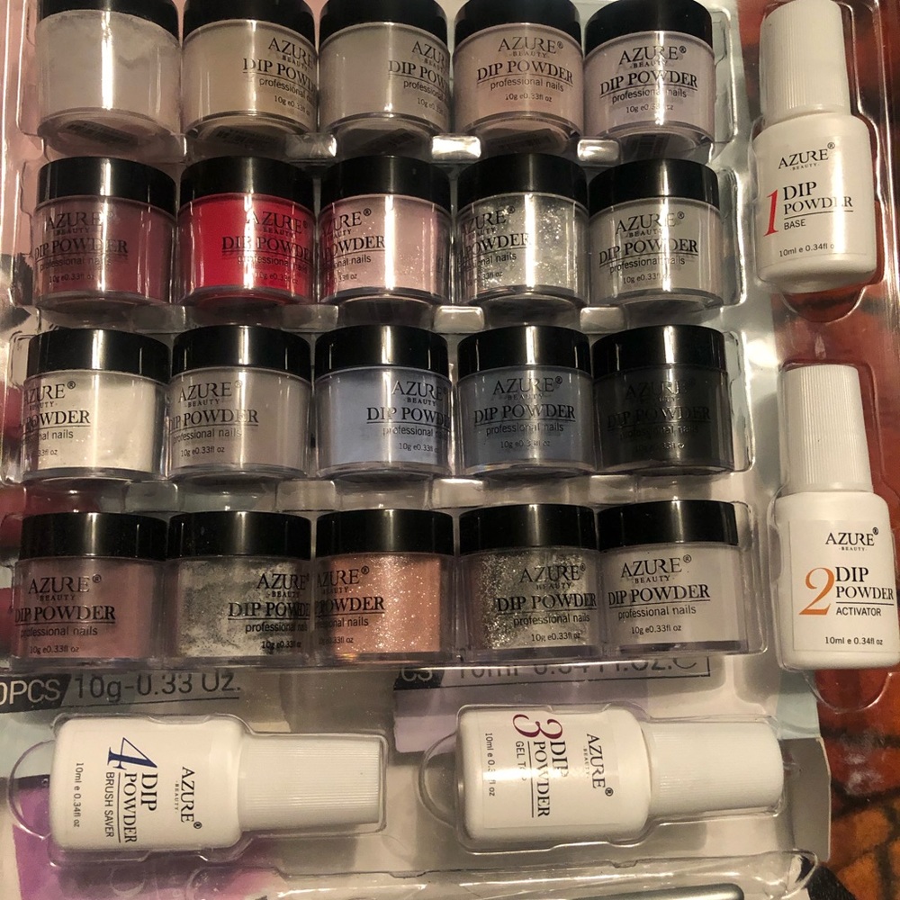 Powder nail kit